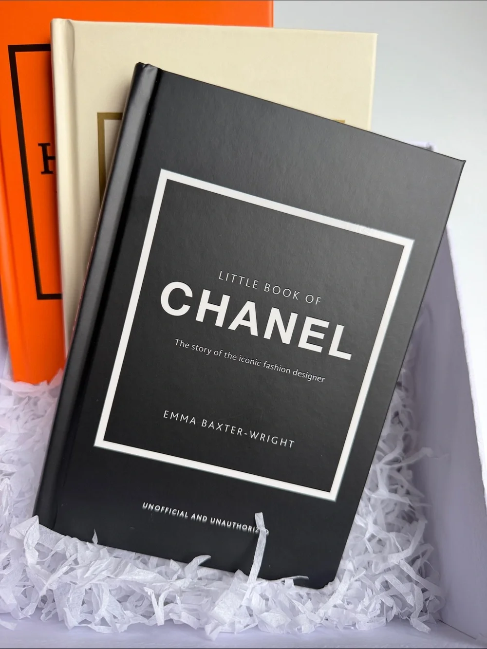 Little Book of Luxury 3-Book Set Chanel Hermès Louis Vuitton in Dior Box